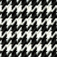 未使用 ATON LINEN HOUNDS TOOTH 06 Hounds Tooth Auto Fabric - White/Black | Miami Corp